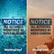 Signmission All Activities Monitored By Video Camera OSHA Notice Sign, Plastic, 14in W x 10in L, 2PK OS-2PACK-NS-P-1014-L-15210 - alternate 2